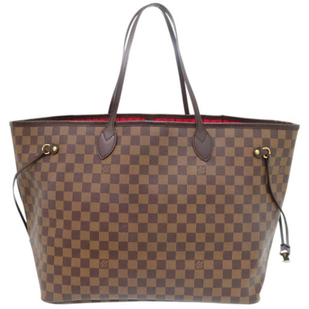 Louis Vuitton Neverfull Damier Ebene Brown Tote Bag LV